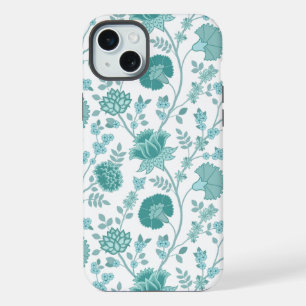 Jacobobobohne Blumenmuster Tees auf Weiß iPhone 15 Plus Hülle