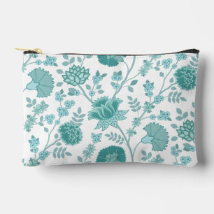 Jacobobobohnenfloral Lg Muster Tees auf Weiß Zubehörtasche