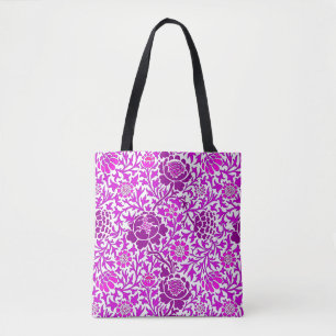 Jacobobohne Floral, Amethyst Lila & Lilac Tasche