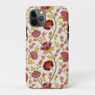 Jacobobohne Grosse Muster Reds Pinks Gold Creme Case-Mate iPhone Hülle