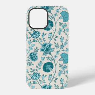 Jacobohne Blumenmuster Tees auf Creme iPhone 12 Pro Hülle