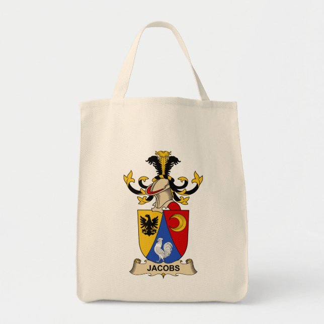 Jacobs Familienwappen Tragetasche (Vorne)