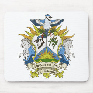 Jacobson-Familienwappen Mousepad