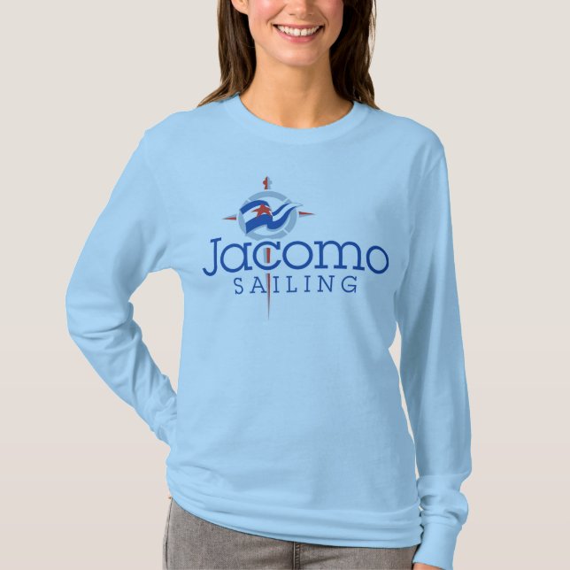 Jacomo Sailing Club Langärmeln T - Shirt (Vorderseite)