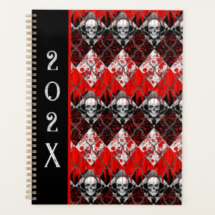 Jacquard à fil barbelé Saigner rouge noir blanc
