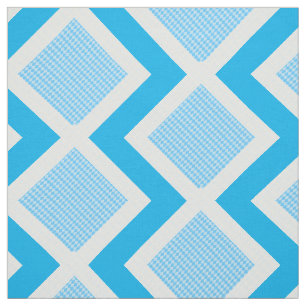 Jacquard bleu et blanc Imprimer tissu Chevron