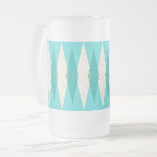 Jacquard moderne du milieu du siècle Frosted Mug
