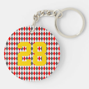 Jacquard Sports Joueur NUMBER Preppy Team Amusemen