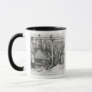 Jacquardwebstuhl-Power-Webstühle (Stich) Tasse