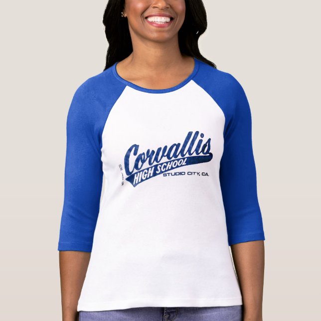 Jacqueline und Karen Corvallis Highschool Logo T-Shirt (Vorderseite)