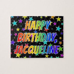 "JACQUELINE" Vorname, Spaß "GLÜCKLICHER BIRTHTAG