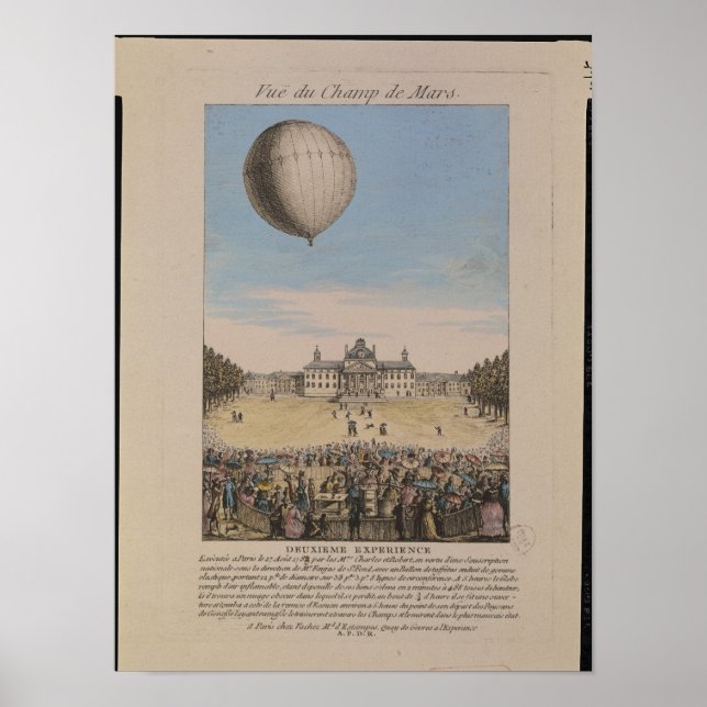 Jacques Alexandre Cesar Poster (Vorne)