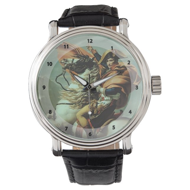 Jacques-David- Napoleon über die Alpen Armbanduhr (Vorderseite)