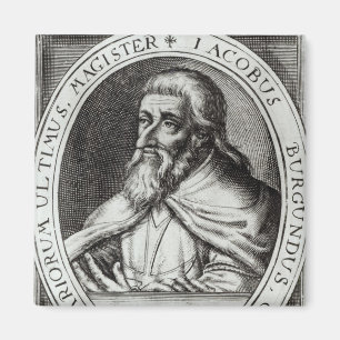 Jacques de Molay-Meister der Ritter Templars Magnet