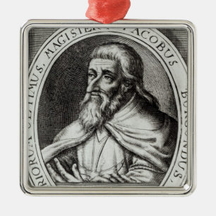 Jacques de Molay-Meister der Ritter Templars Ornament Aus Metall