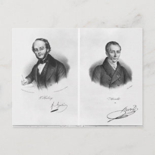 Jacques Fromental Halevy und Ferdinand Herold Postkarte