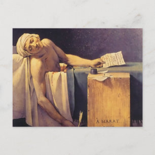 Jacques-Louis David Tod von Marat Postkarte