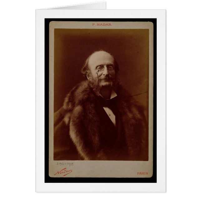 Jacques Offenbach (1819-80), deutscher Komponist, (Vorne)