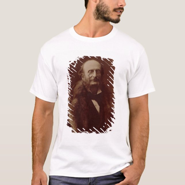 Jacques Offenbach (1819-80), deutscher Komponist, T-Shirt (Vorderseite)