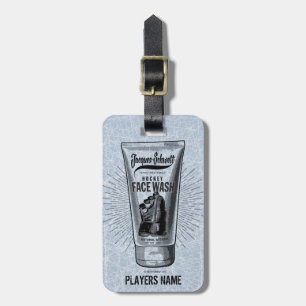 Jacques Schwett Hockey Face Wash Gepäck Tag Gepäckanhänger