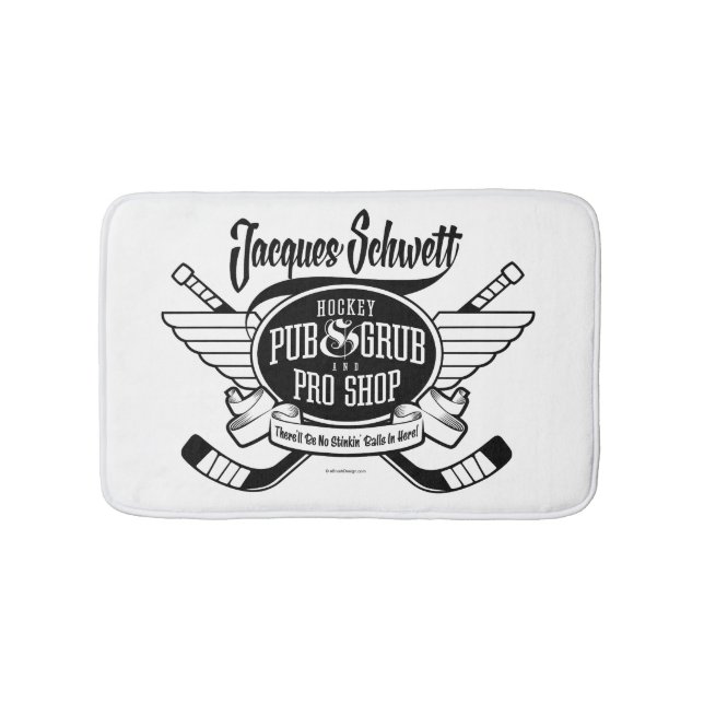 Jacques Schwett Hockey Pro Shop Badematte (Vorderseite)