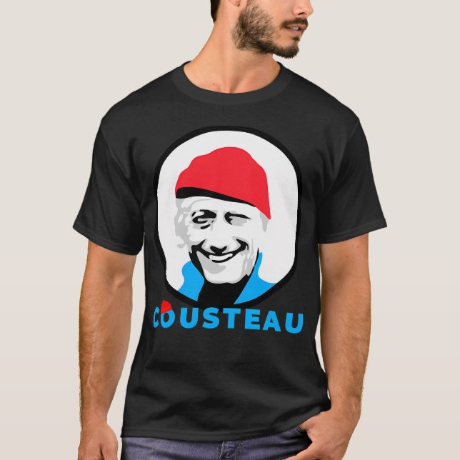 Jacques Yves Cousteau T-Shirt (Vorderseite)
