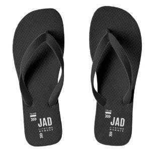 Jad Personalisiert Name Birthday Gift Flip Flops