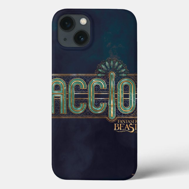 Jade Art Deco ACCIO™ Spell Graphic Case-Mate iPhone Hülle (Rückseite)