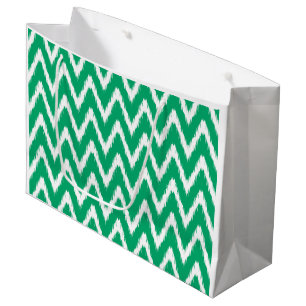 Jade-asiatische Stimmungen Ikat Sparren Große Geschenktüte