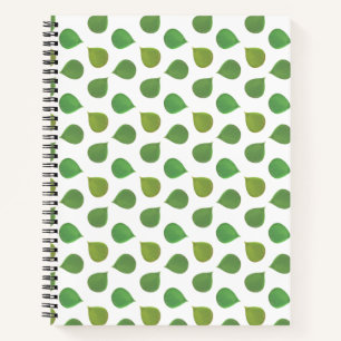 Jade-Baum grüne Blätter Notizbuch
