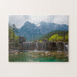 Jade-Drache-Schnee-Berg des blauer Mond-Tal-