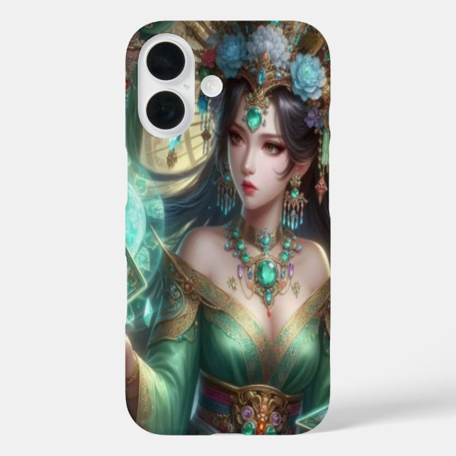 Jade Enchantress iPhone Case (Rückseite)