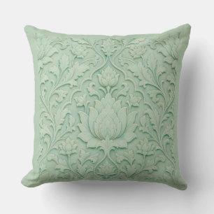 Jade Garden — Blasses Celadon Persisch Kissen