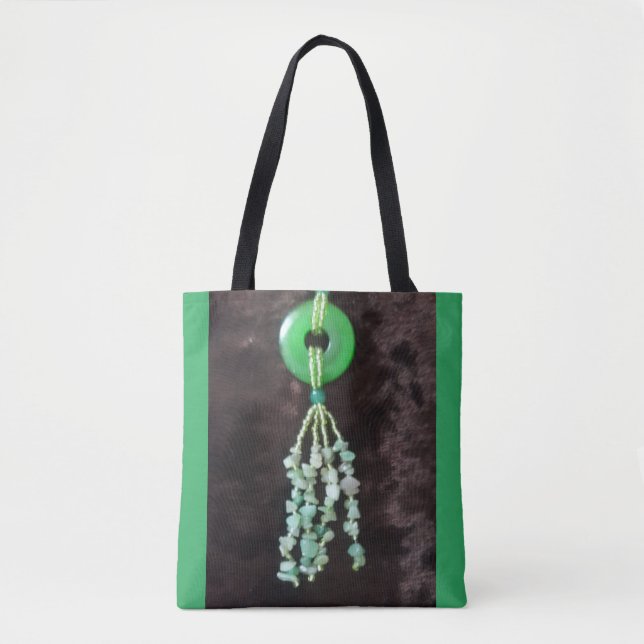 Jade Gemstone Pendant Tasche (Vorderseite)