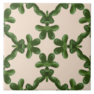 Jade-Gitter in Creme Fliese