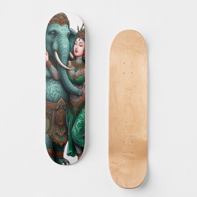 Jade Graphic Skateboard (Vorderseite)