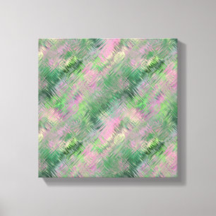 Jade Green Crystal Gel Pattern Leinwanddruck