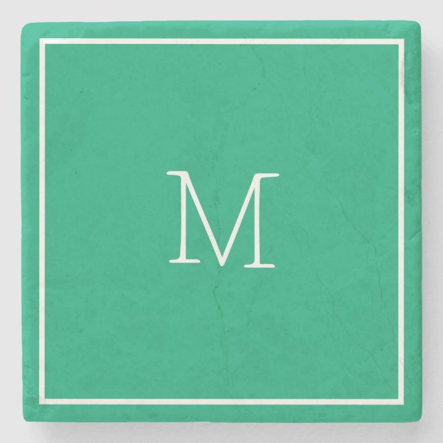 Jade Green Sandstone Untersetzer (Vorderseite)