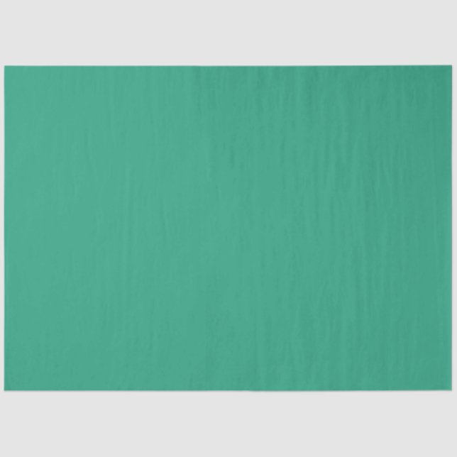 Jade Green Solid Color Seidenpapier (Vorderseite)
