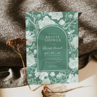 Jade Green White Chinoiserie Brautparty