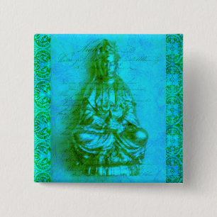 Jade Kwan Yin Button