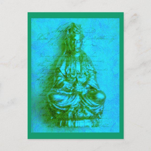 Jade Kwan Yin Postcard Postkarte (Vorderseite)