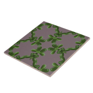 Jade Lattice in Dusty Lilac Fliese