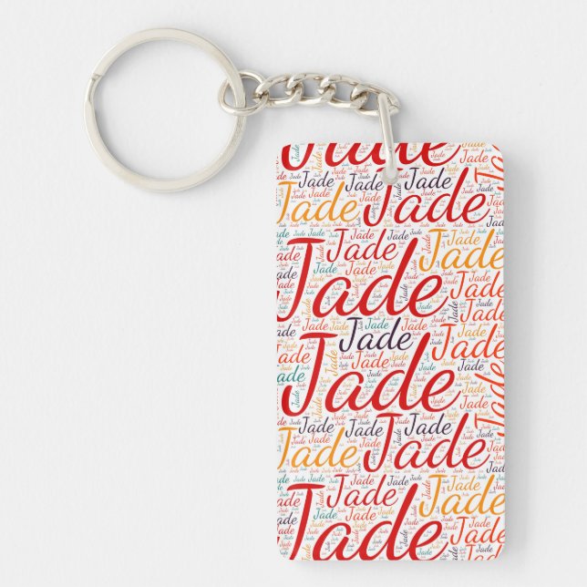 Jade Schlüsselanhänger (Vorderseite)