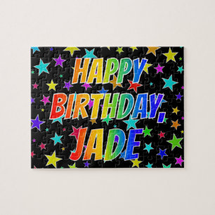"JADE" Vorname, Spaß "GLÜCKLICHER BIRTHTAG"