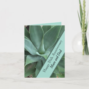 Jade zum 26. Hochzeitstag Karte