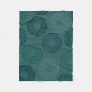 Jaded Aquamarin Lace Doily Fleecedecke