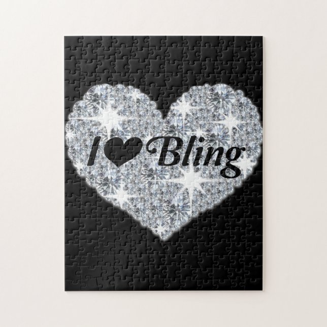 J'adore Bling Jigsaw Puzzle (Vertical)