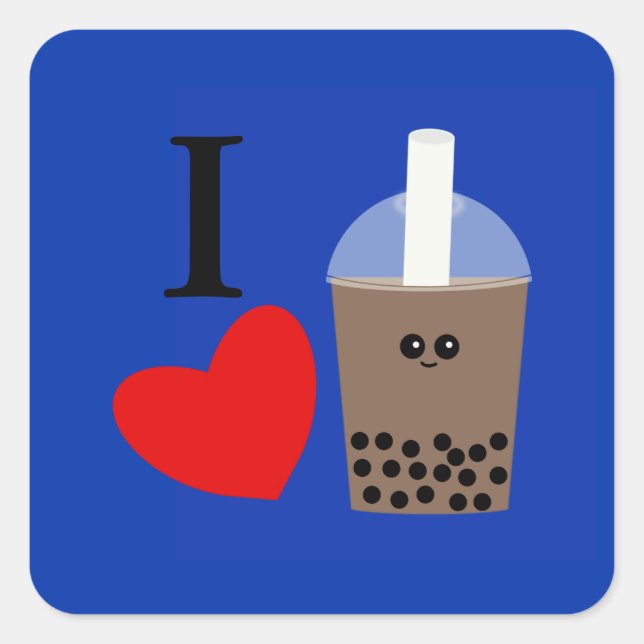 J'adore Boba Boire #1 Stickers (Devant)