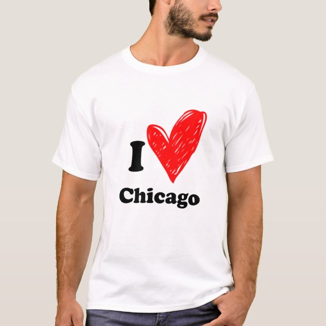 J'adore Chicago T-Shirt (Devant)